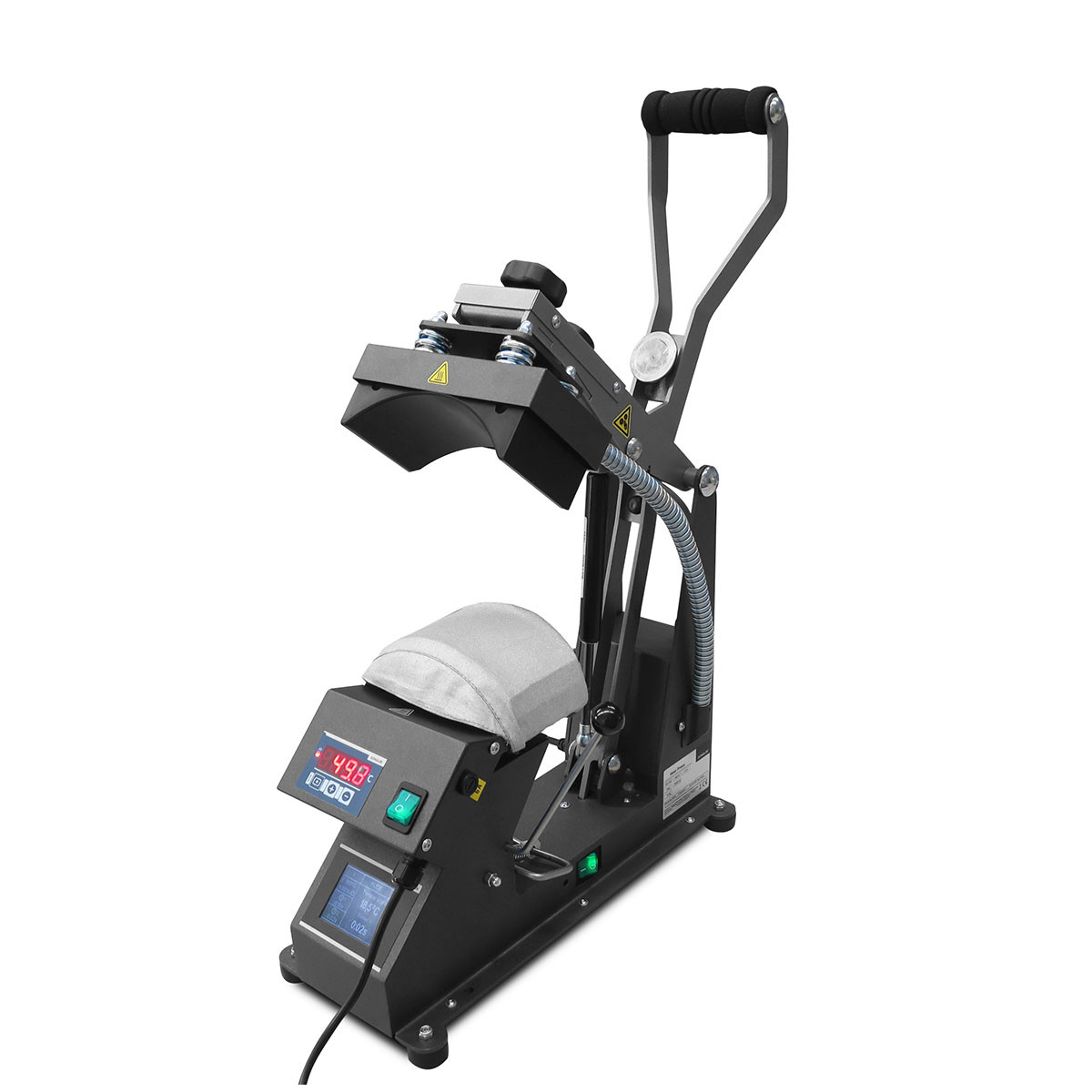 Cap Press | 8 x 16 cm, mit Basisheizplatte