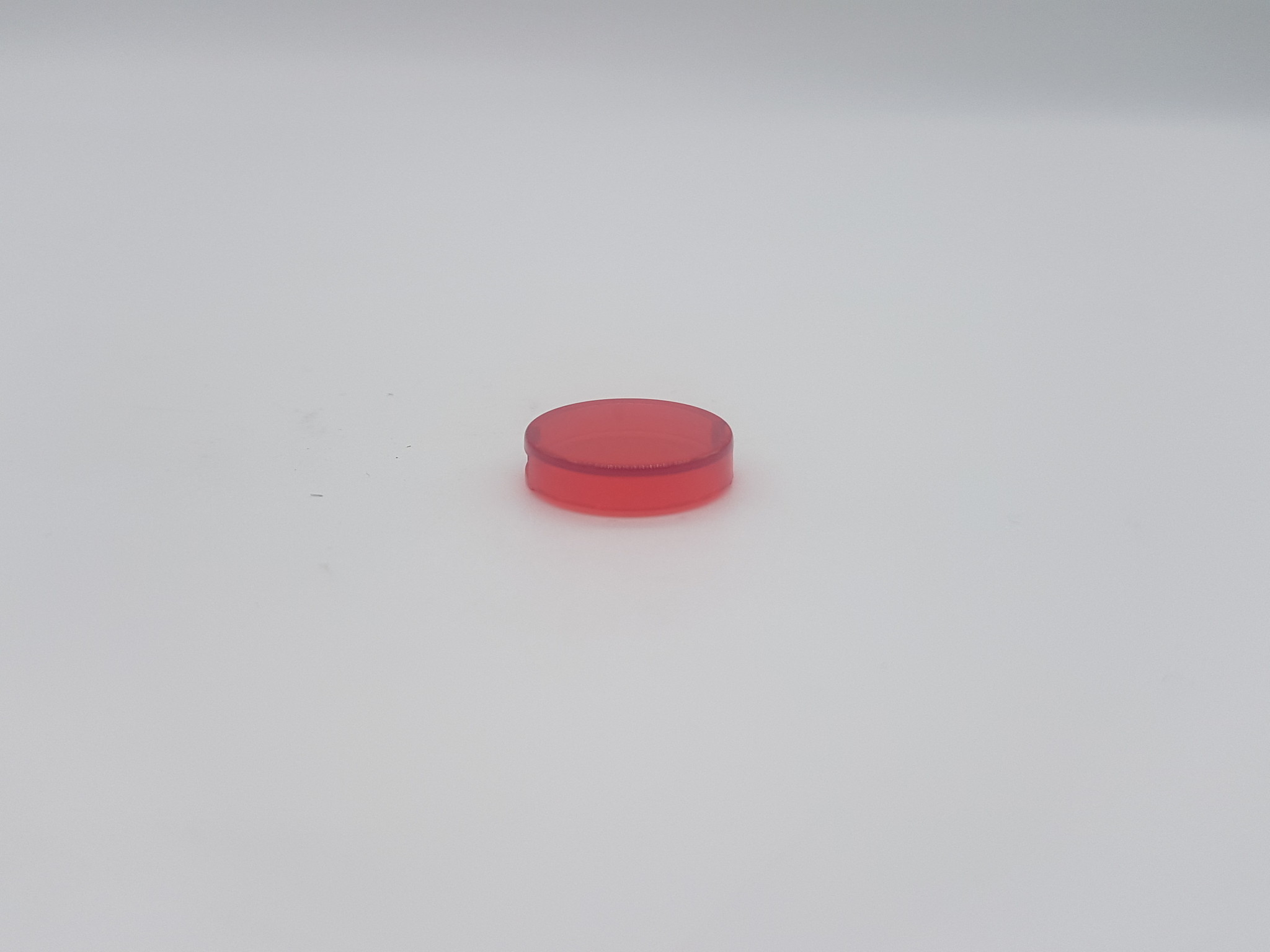 BLENDE RUND TRANSPARENT ROT