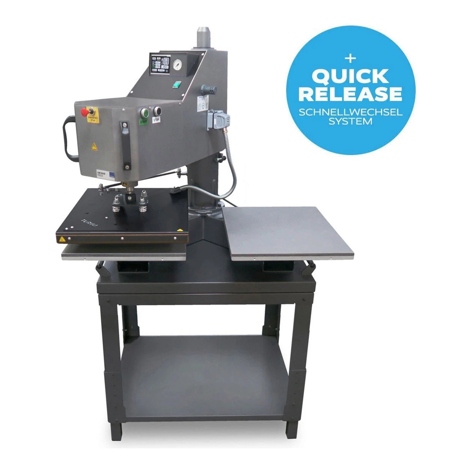 Schulze Air Duo Press | 40 x 50 cm mit höhenverstellbarem Untertisch