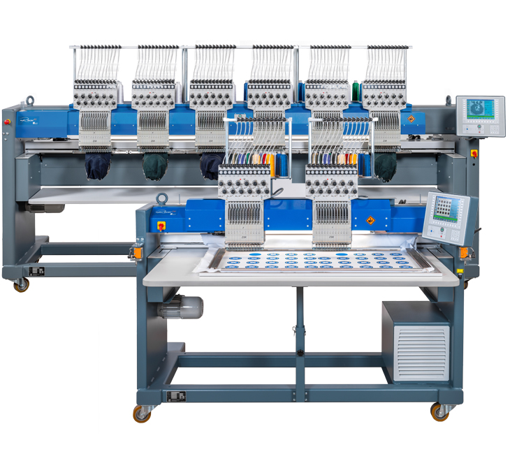 ZSK RACER 2W Freiarm-Stickmaschine – Flach